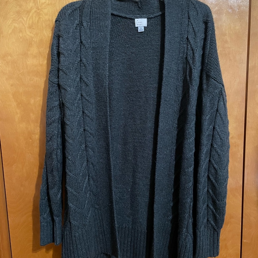Dark grey cardigan